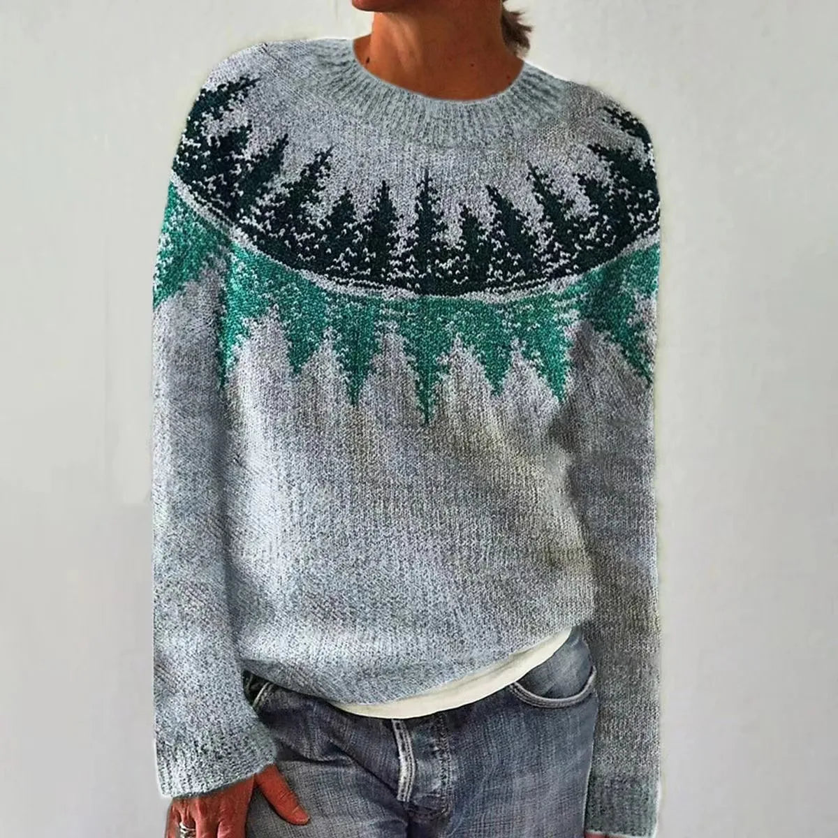 Silvia™ | Pull d'Automne Rétro