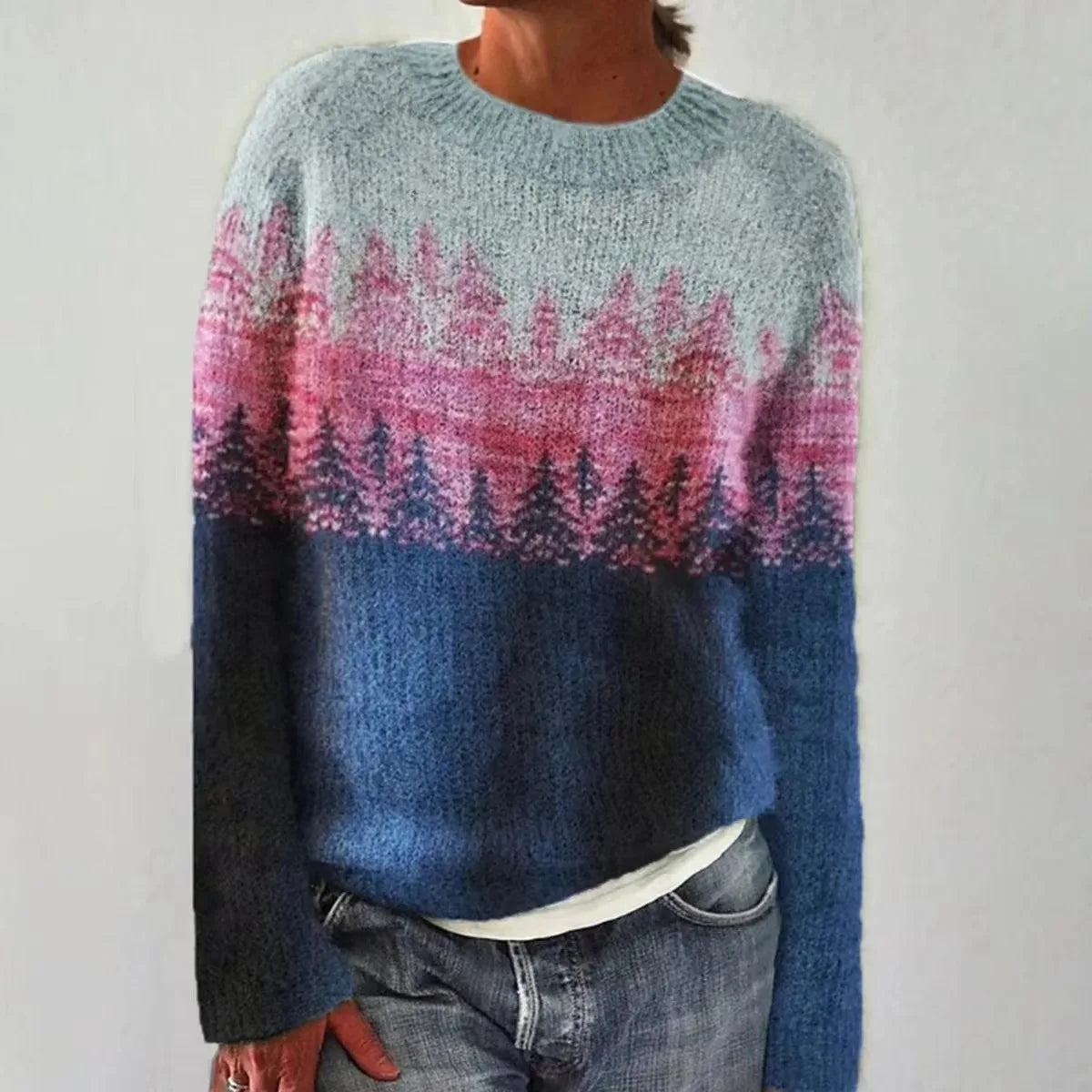 Silvia™ | Pull d'Automne Rétro