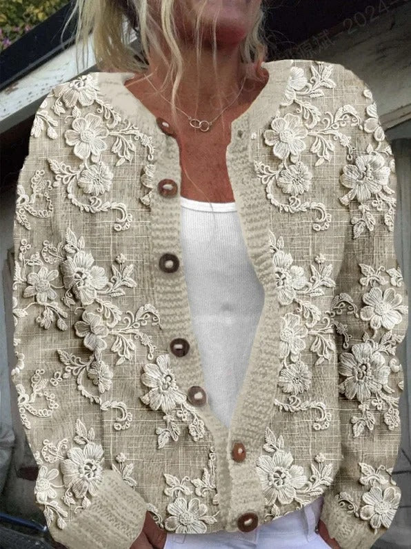 Devonna | Cardigan à imprimé floral