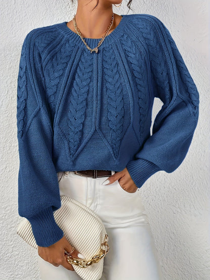 Marie™ | Pull Câblé de Luxe pour l’Automne et l’Hiver