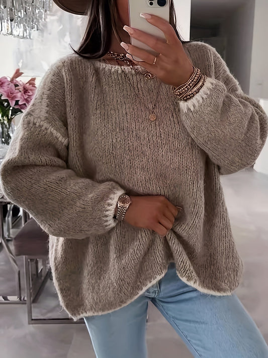 Clare™ | Pull en Maille à Épaules Dénudées