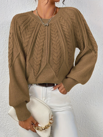 Marie™ | Pull Câblé de Luxe pour l’Automne et l’Hiver