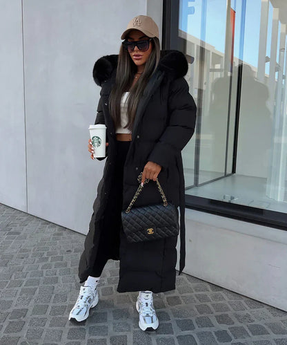 Rene™ | Manteau Long Puffer - Élégance et Confort