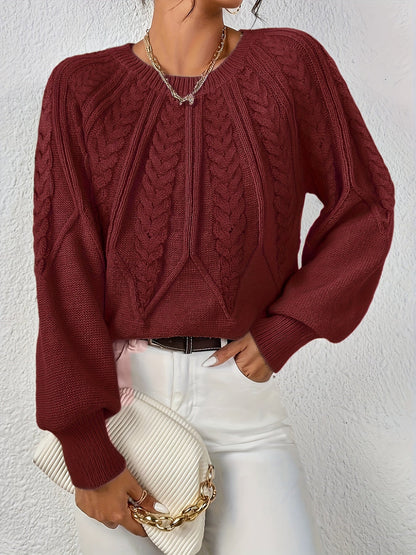 Marie™ | Pull Câblé de Luxe pour l’Automne et l’Hiver