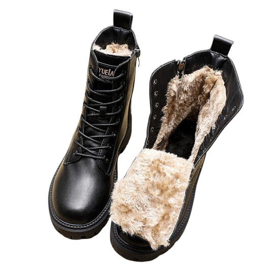 Isabella™ | Bottes en Cuir – Élégance et Confort pour l'Hiver