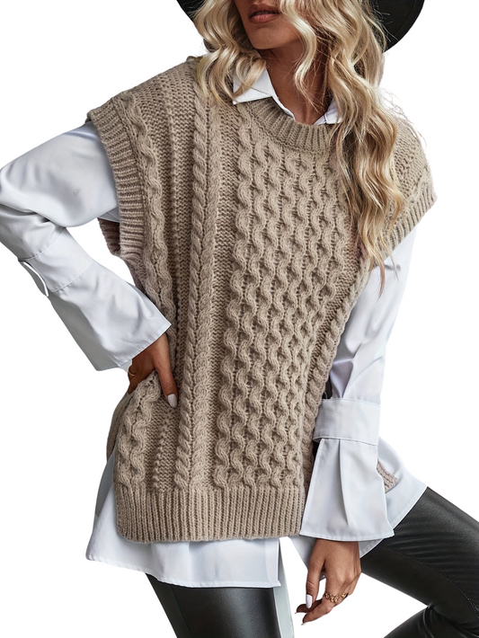Veronique | Pull Sans Manches en Tricot Élégant