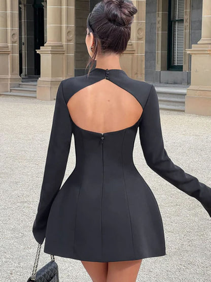 Elysia™ | Robe Mini en Coton – Élégance et Confort