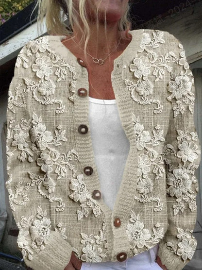 Devonna | Cardigan à imprimé floral